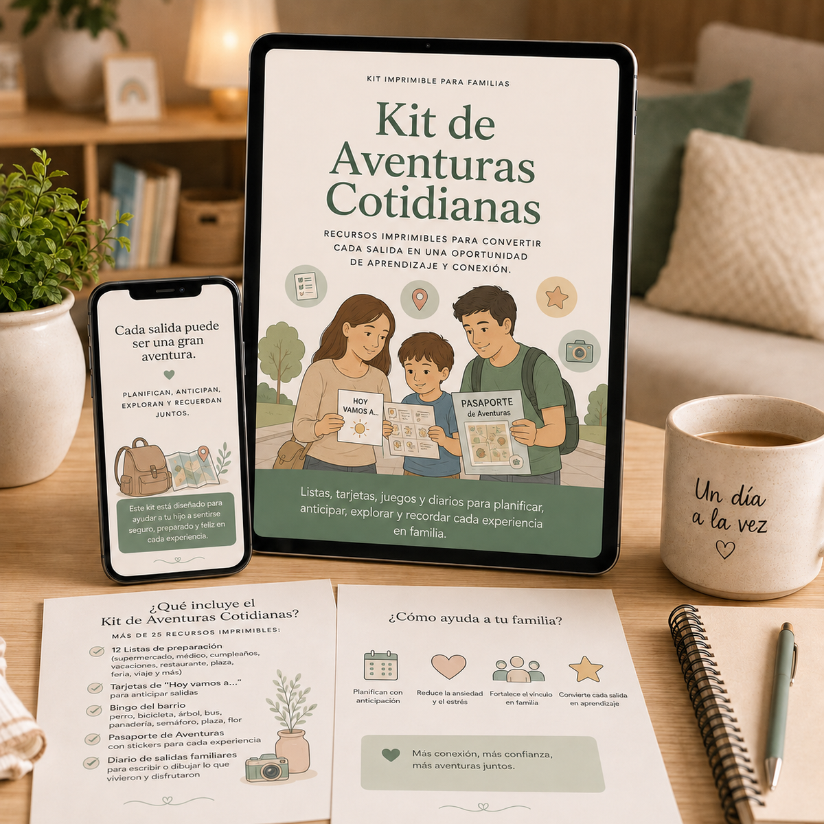 Kit de Aventuras para el Apoyo Domiciliario del Niño con Trastorno del Espectro Autista
